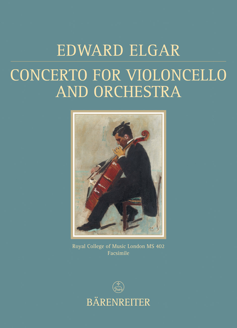 Elgar, Concerto for Violoncello (Facs.) (Barenreiter)
