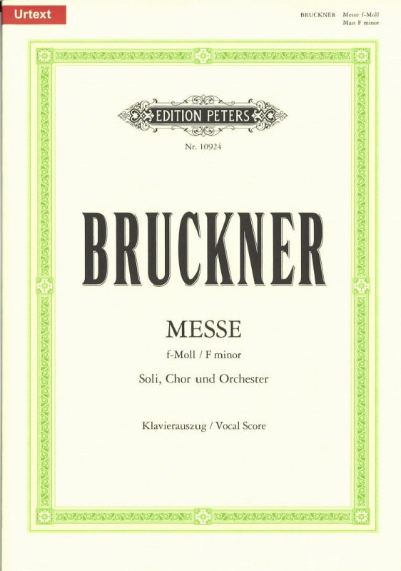 Bruckner, Messe f-moll (Peters)