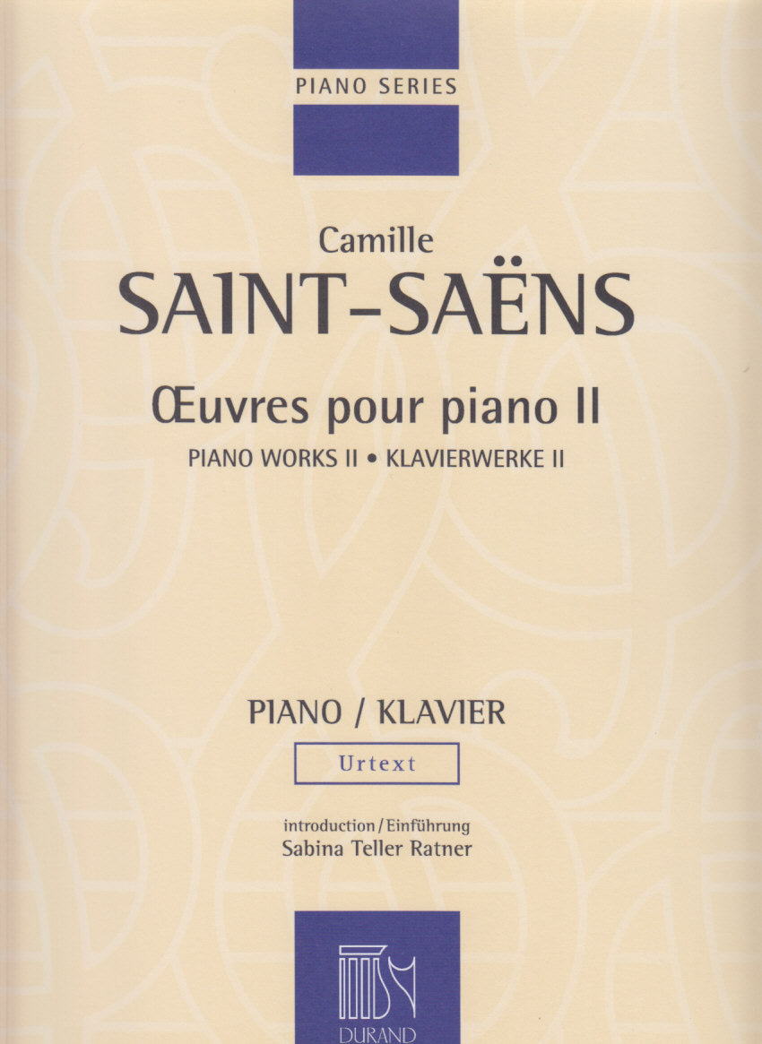 Saint-Saens, Oeuvres pour piano 2 (Durand)