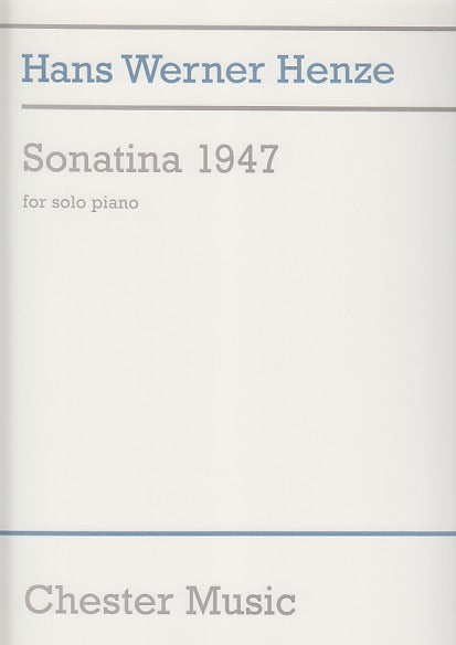 Henze, Sonatina 1947 (Chester)