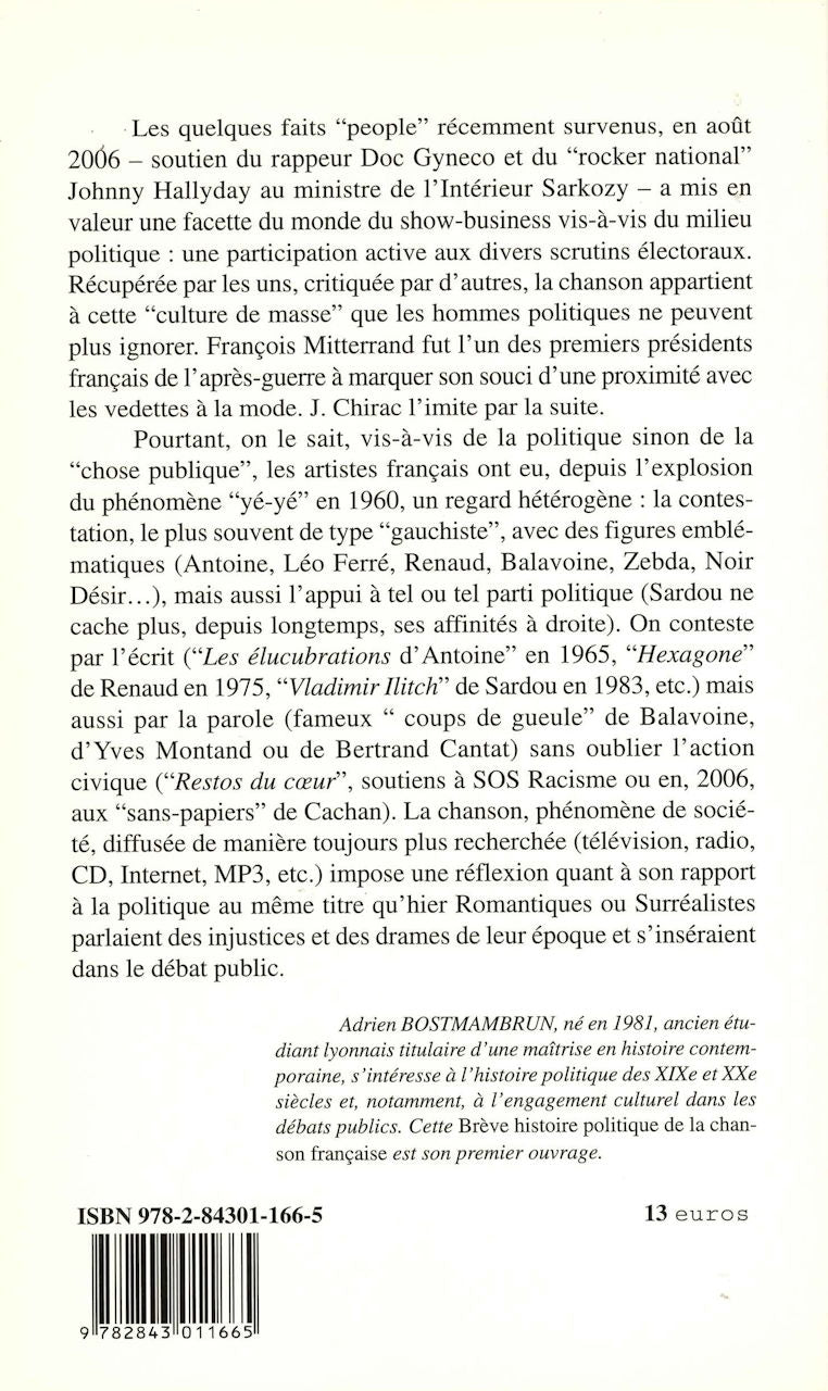 Bostmambrun, Breve histoire politique (Aleas)