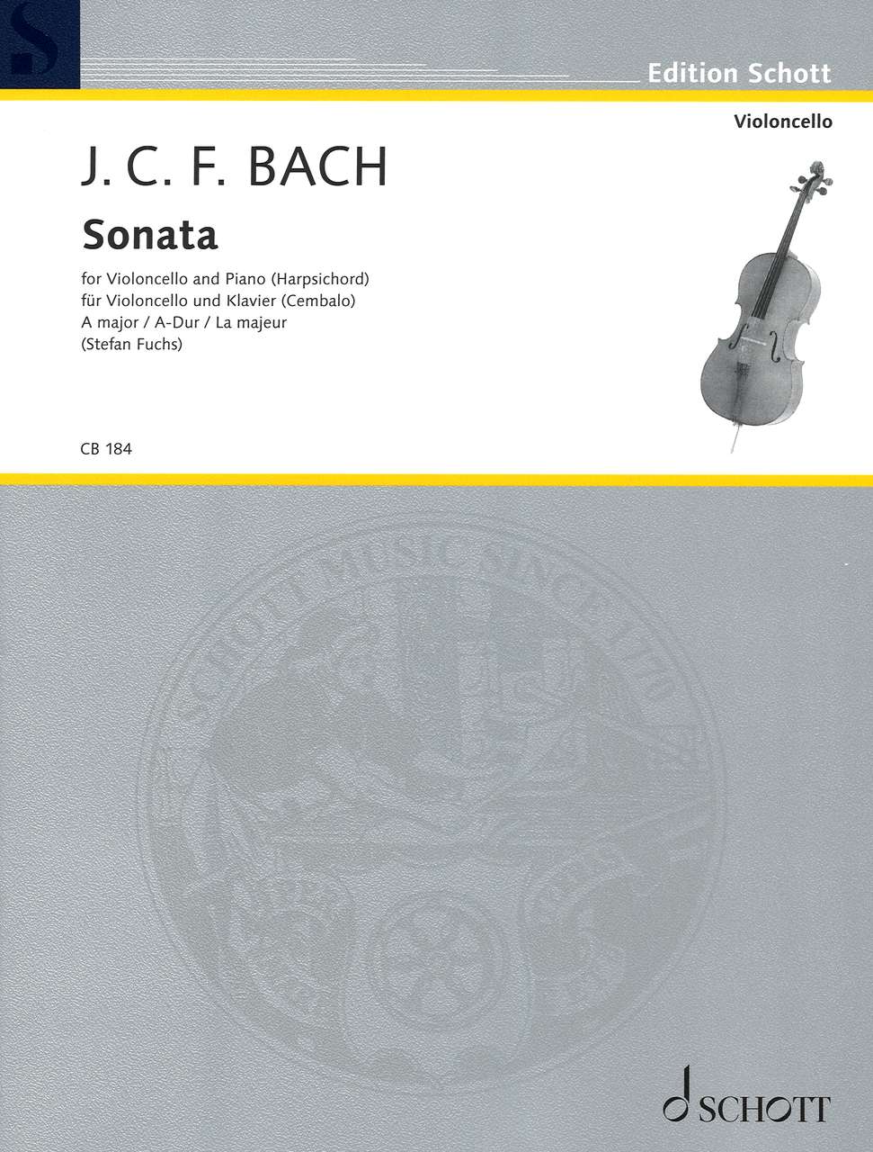 Bach,J.C.F., Sonata in A (Schott)