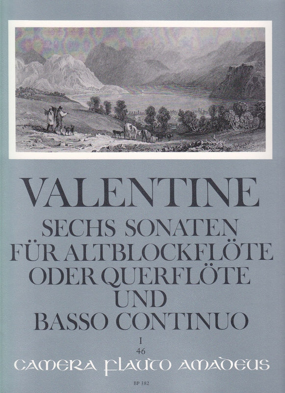 Valentine, Sonaten op. 5/1-3 (ARec/Fl,Bc (Amadeus Verlag)