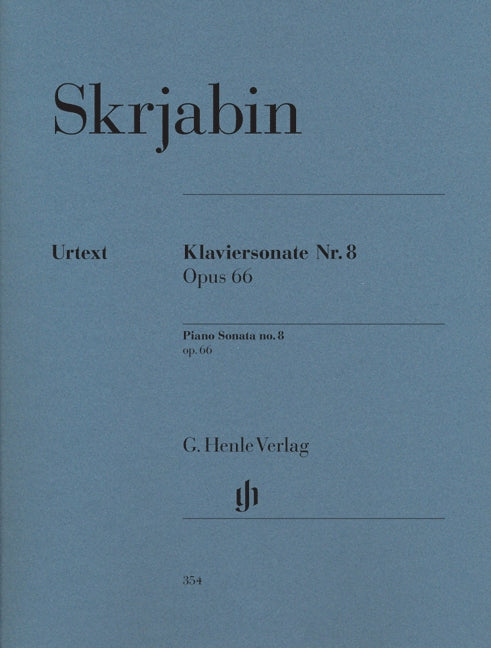 Scriabin, Sonata No. 8 op. 66 (1912-13) (Henle)