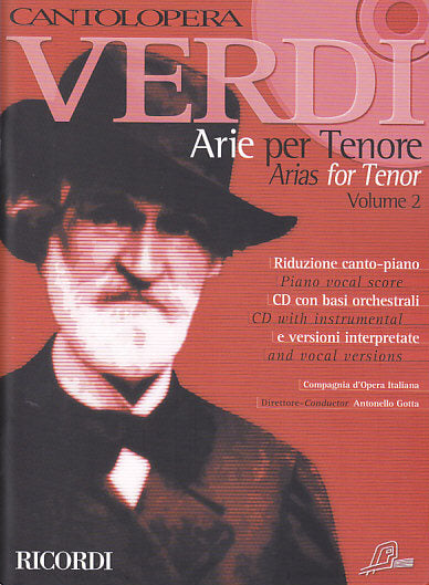 Verdi, Arie per Tenore 2 (+CD) (Ricordi)