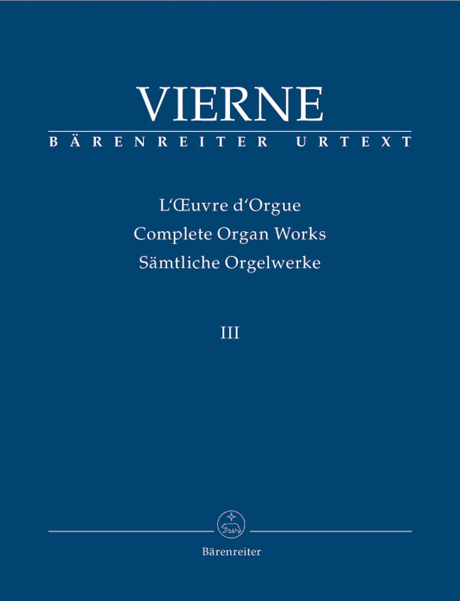 Vierne, Symphonie No. 3, op. 28 (Barenreiter)