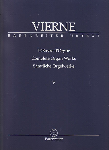Vierne, Symphonie No. 5, op. 47 (Barenreiter)