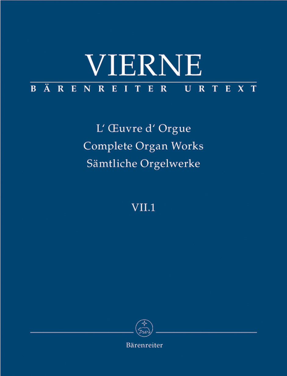 Vierne, Pieces de fantaisie 1 op. 51 (Barenreiter)