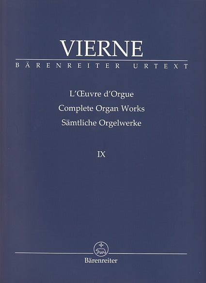 Vierne, Messes et pieces usikees liturg. (Barenreiter)