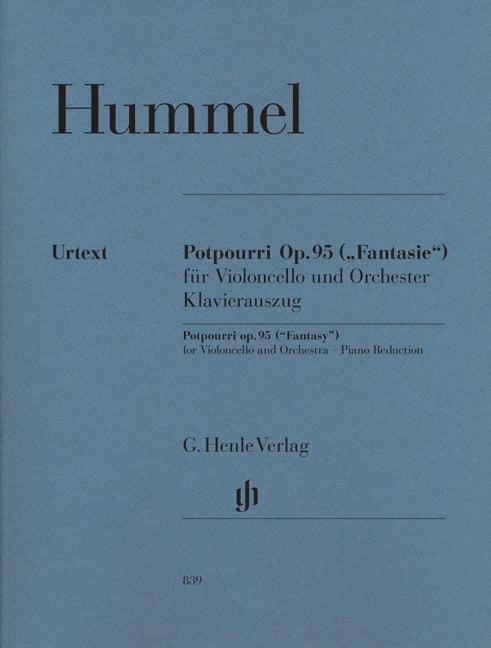 Hummel, Potpourri (Fantasie) op. 95 (Henle)