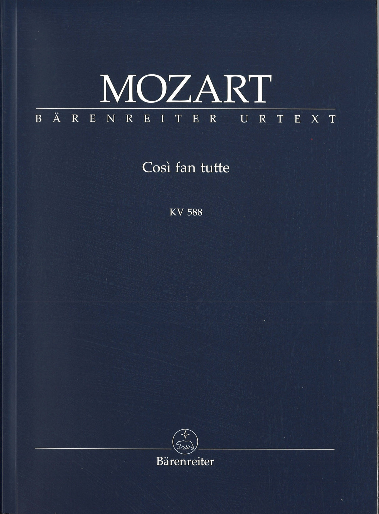 Mozart, Cosi fan tutte KV 588 (Barenreiter)
