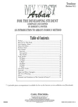 Arban, My First Arban for Trombone/Euph (Carl Fischer)