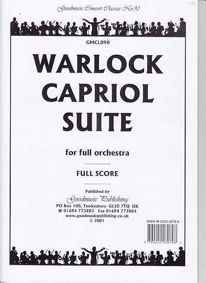 Warlock, Capriol Suite (Orch) Score (Goodmusic Pub.)