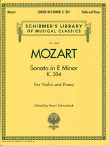 Mozart, Sonata KV 304 (Schradieck) (G.Schirmer)