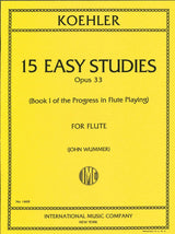 Kohler, Progress op. 33/1: 15 Studies (IMC)