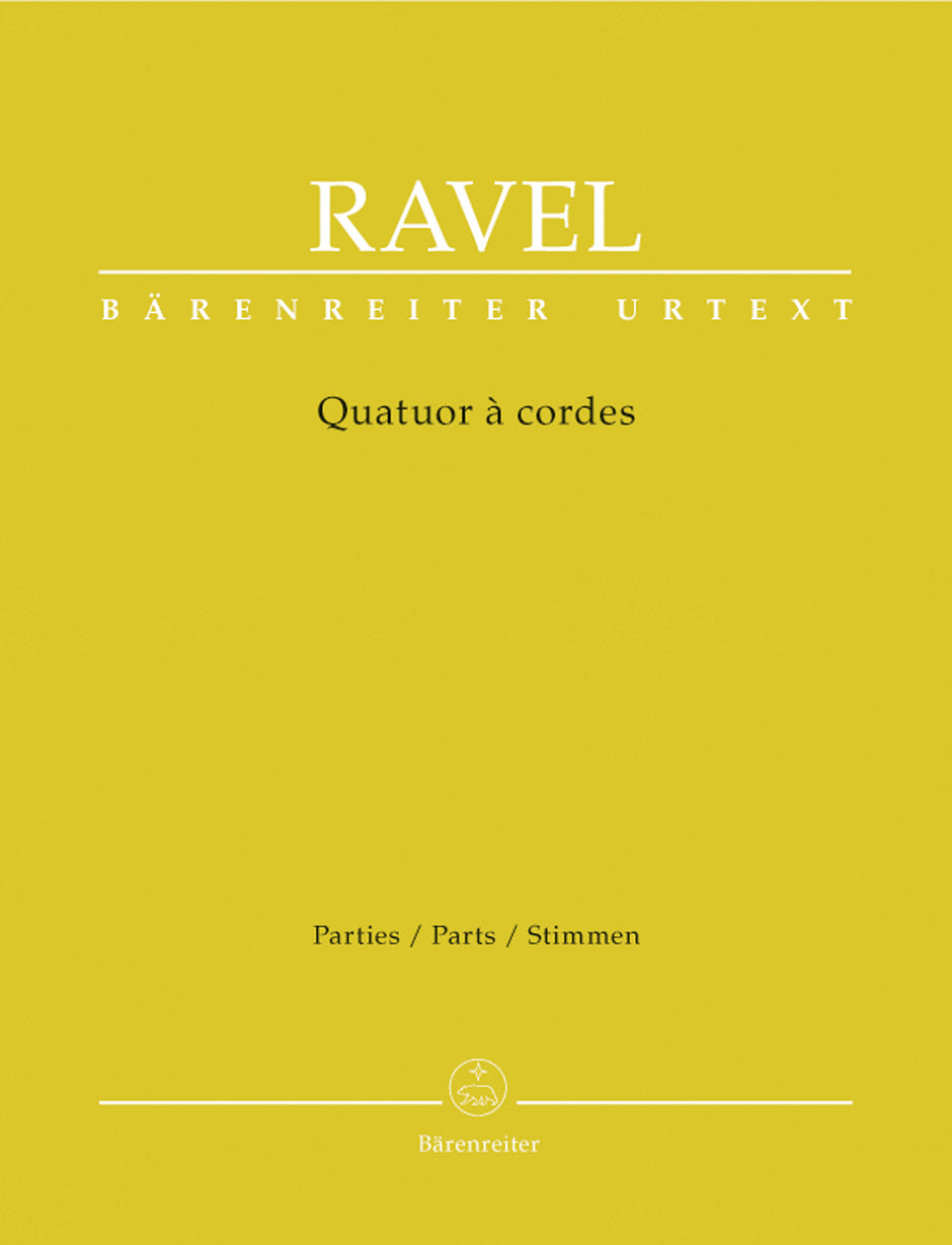 Ravel, Quatuor a cordes (Barenreiter)