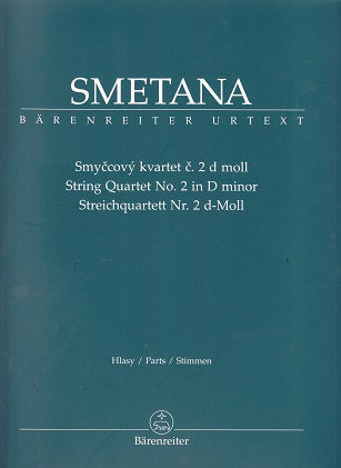 Smetana, String Quartet No. 2 in d minor (Barenreiter)