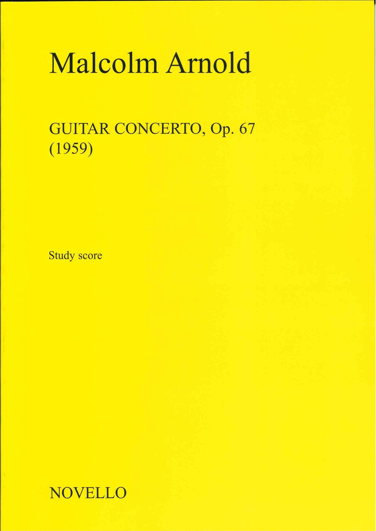 Arnold, Concerto for Guitar op. 67 (Paterson's/Novello)