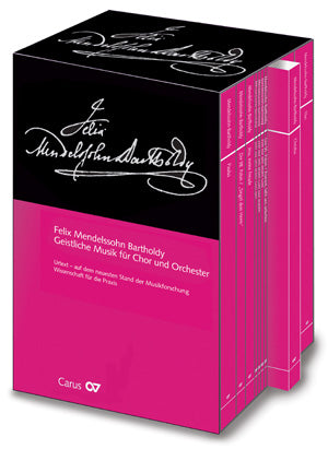 Mendelssohn, Geistlich Musik (22 vols.) (Carus)