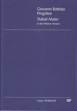 Pergolesi, Stabat mater (SATB,Kbd) (Carus)