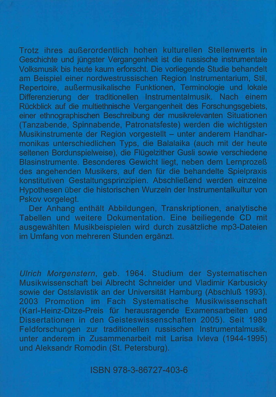 Die Musik der Skobari Band 2 (Anhang, CD (E. Cuvillier)