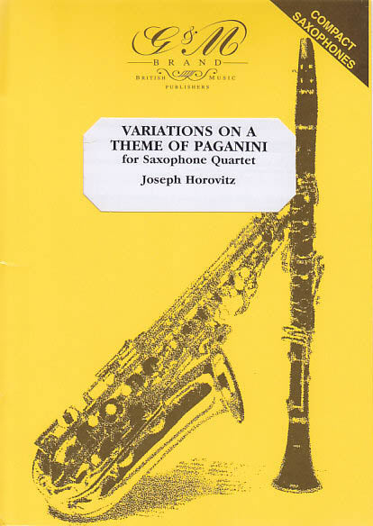 Horovitz, Variations on Paganini (SATBr) (G & M Brand/R.Smith)