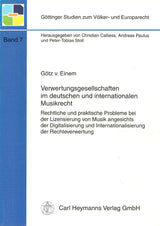Einem, Verwertungsgesellschaften (C. Heymanns)
