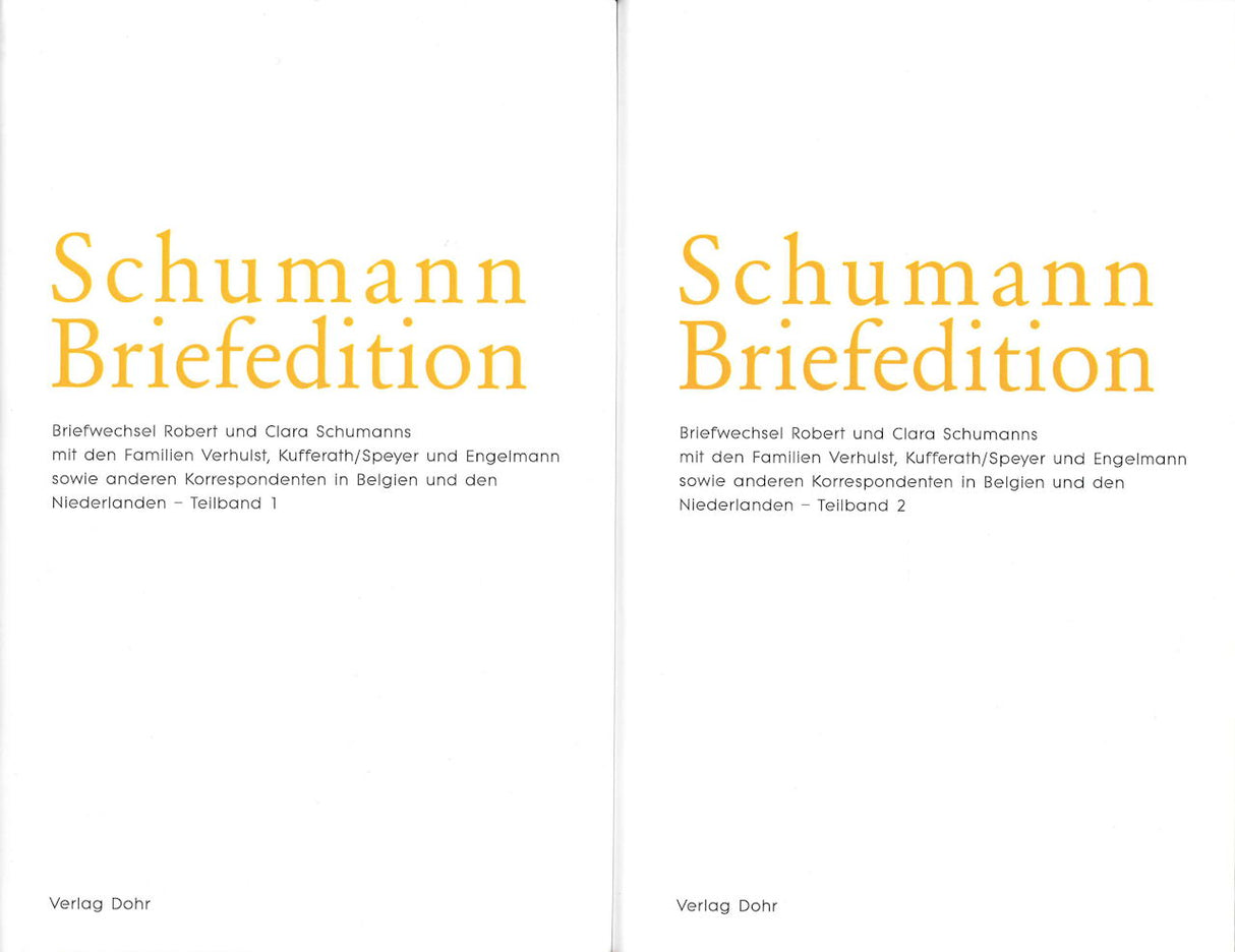 Schumann Briefedition II/13 (2 vols.) (Dohr)