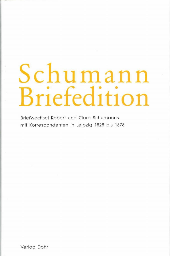 Schumann Briefedition II/19 (Dohr)