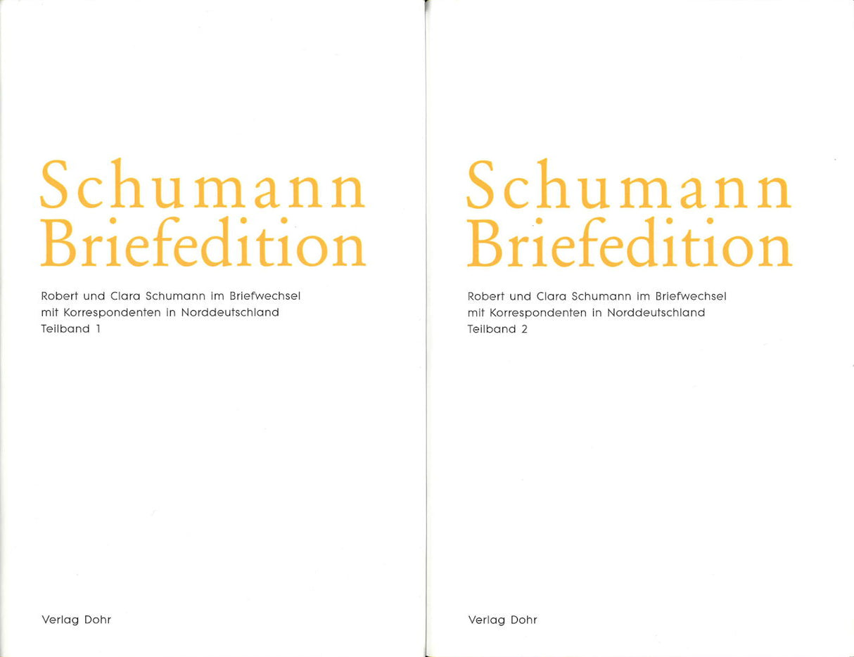 Schumann Briefedition II/24(2 Vols. set) (Dohr)