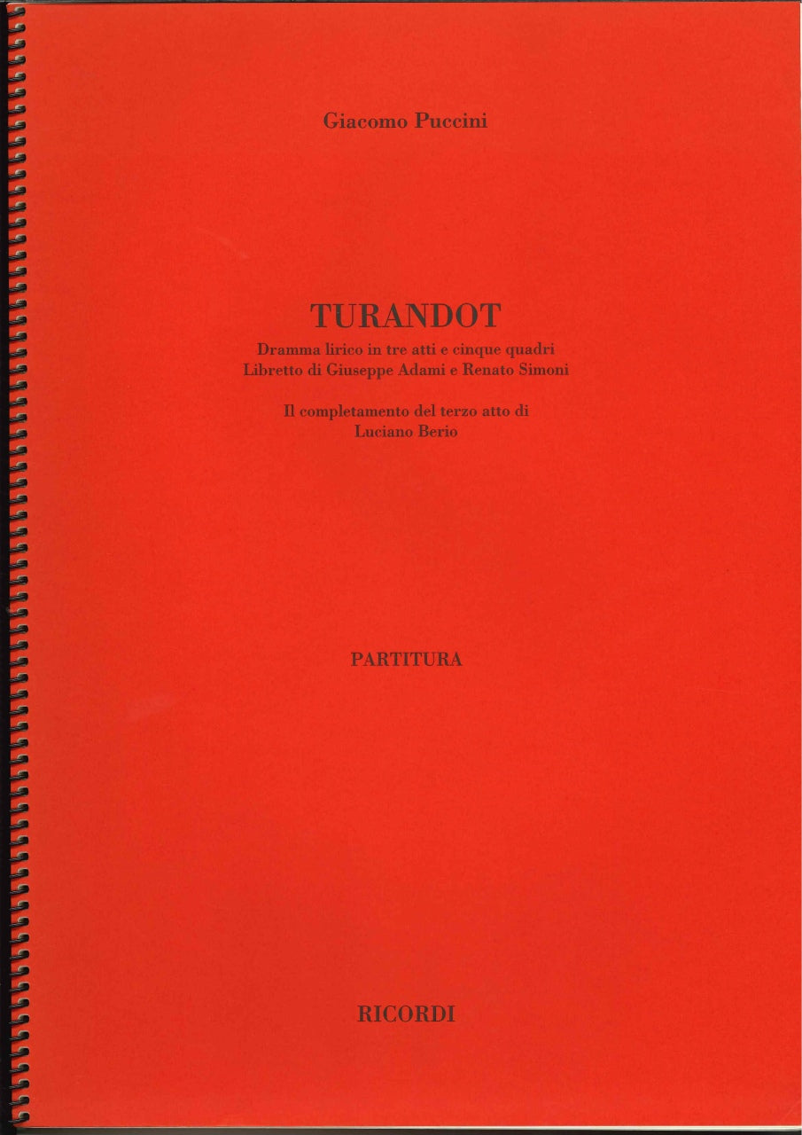 Puccini, Turandot (L. Berio, 2001) (Ricordi)
