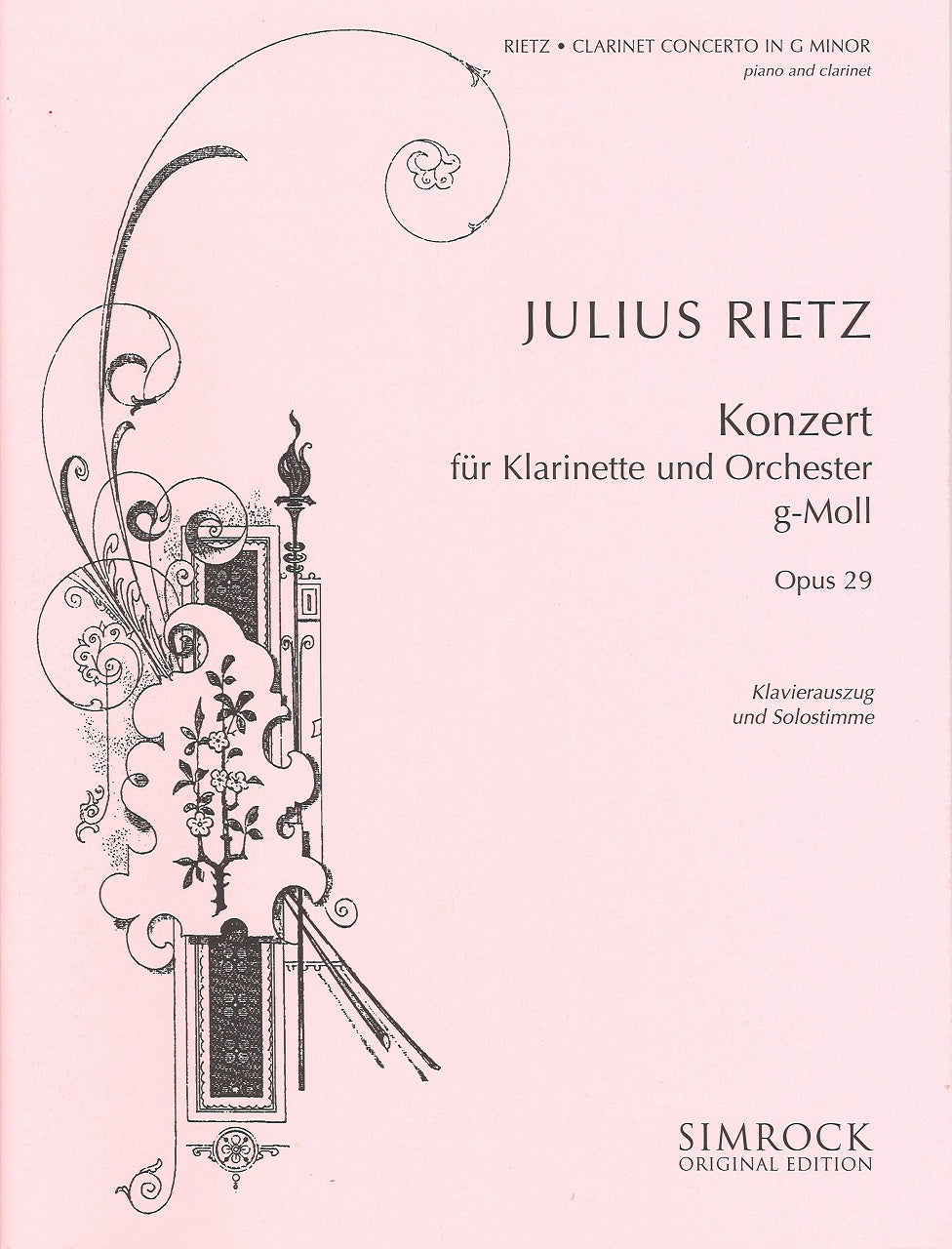 Rietz, Concerto in g, op. 29 (Simrock)