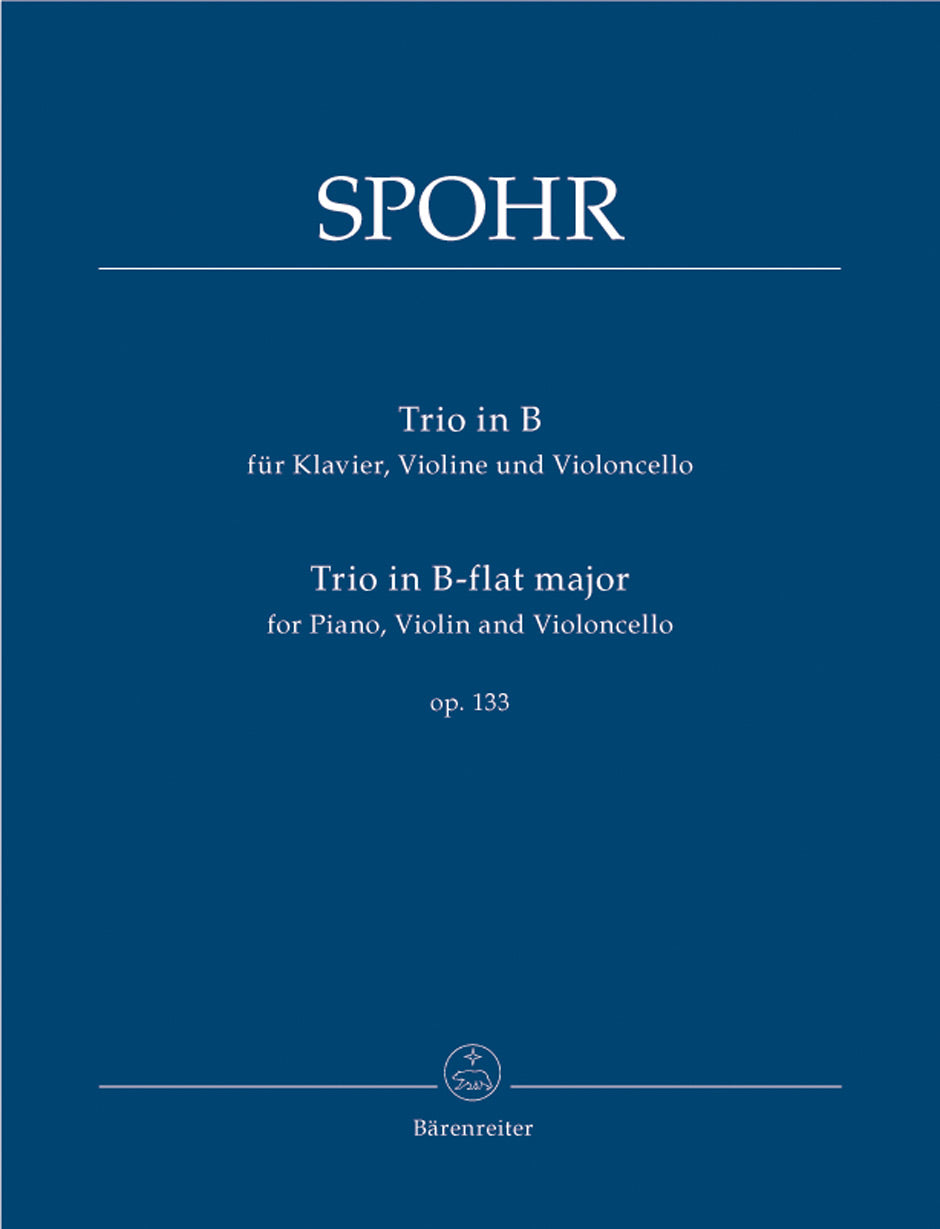 Spohr, Trio op. 133 in Bb (Vn,Vc,Pf) (Barenreiter)
