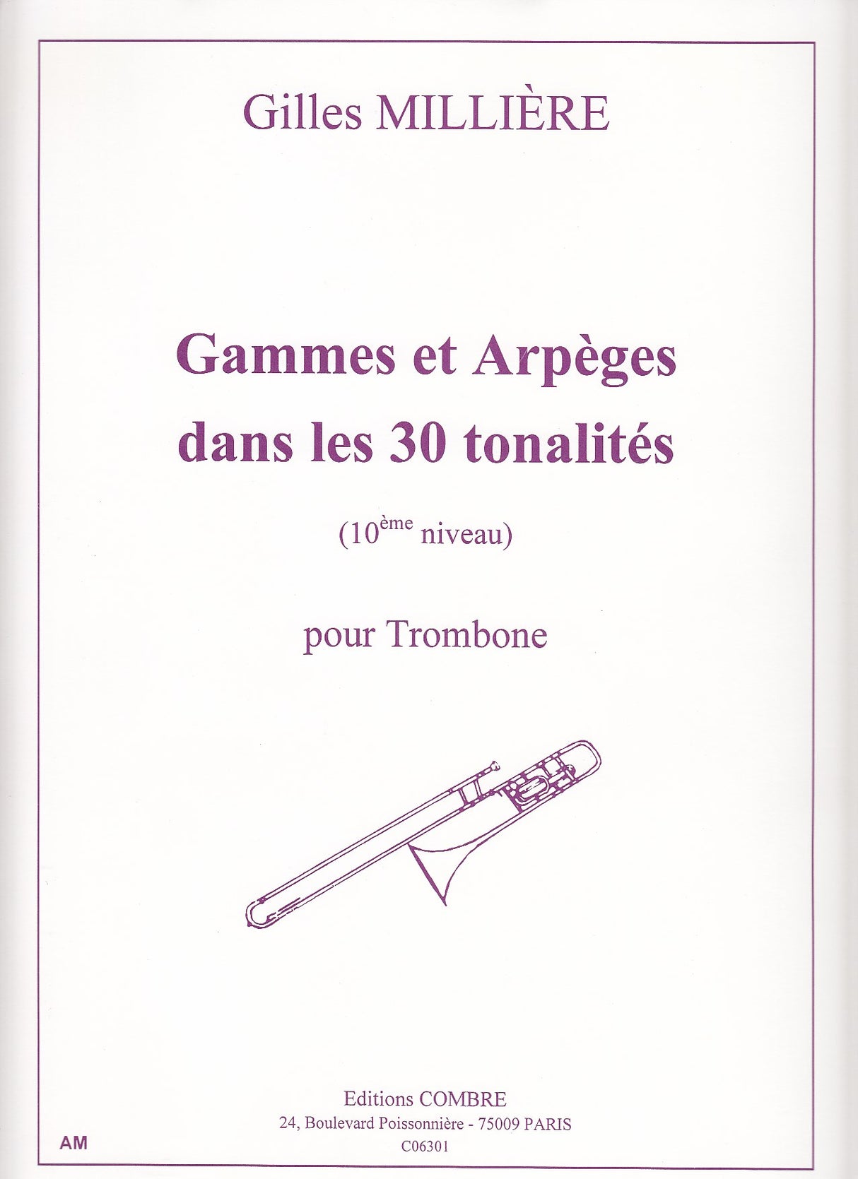 Milliere, Gammes et Arpeges dans les 30 (Combre)