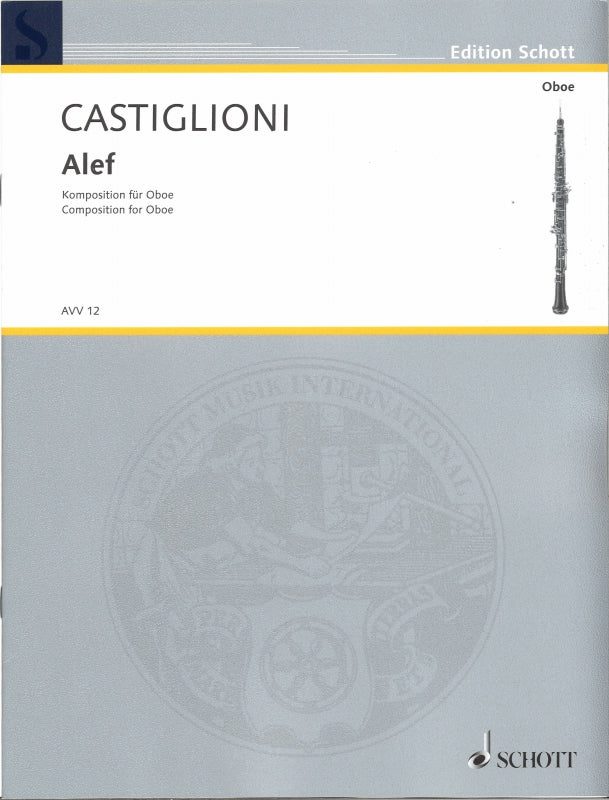 Castiglioni, Alef (1965) (Ob Solo) (Ars Viva/Schott)