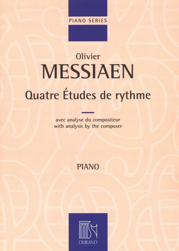 Messiaen, 4 Etudes de rythme (Durand)