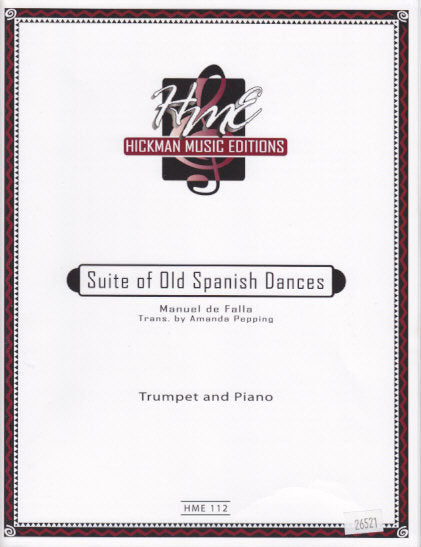 Falla, Suite of Old Spanish Dances (Hickman Music Editions)