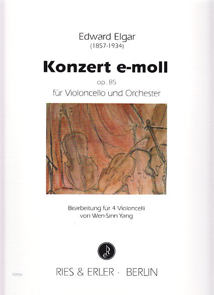 Elgar, Concerto in e op. 85 (4Vc) (Ries & Erler)