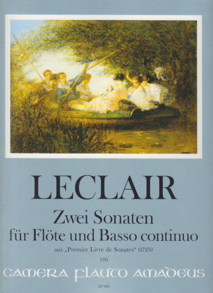 Leclair, 2 Sonaten (Premier Livre) (Amadeus Verlag)