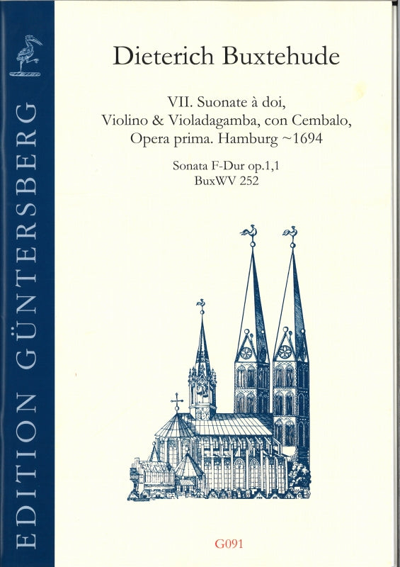 Buxtehude, Sonata op. 1/1 in F (Guntersberg/Walhall)