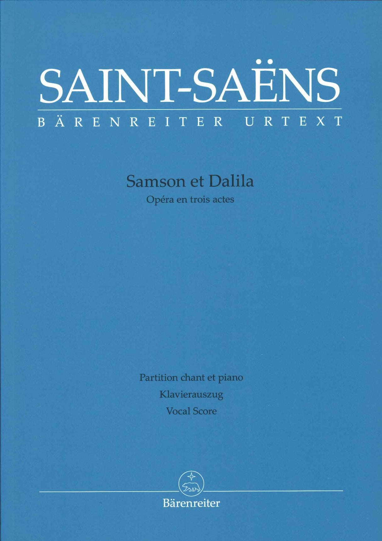 Saint-Saens, Samson et Dalila [F/G] (Barenreiter)