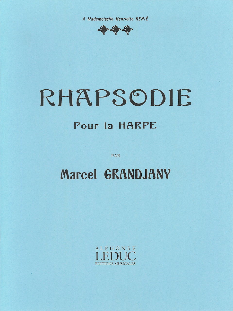 Grandjany, Rhapsodie (Leduc)