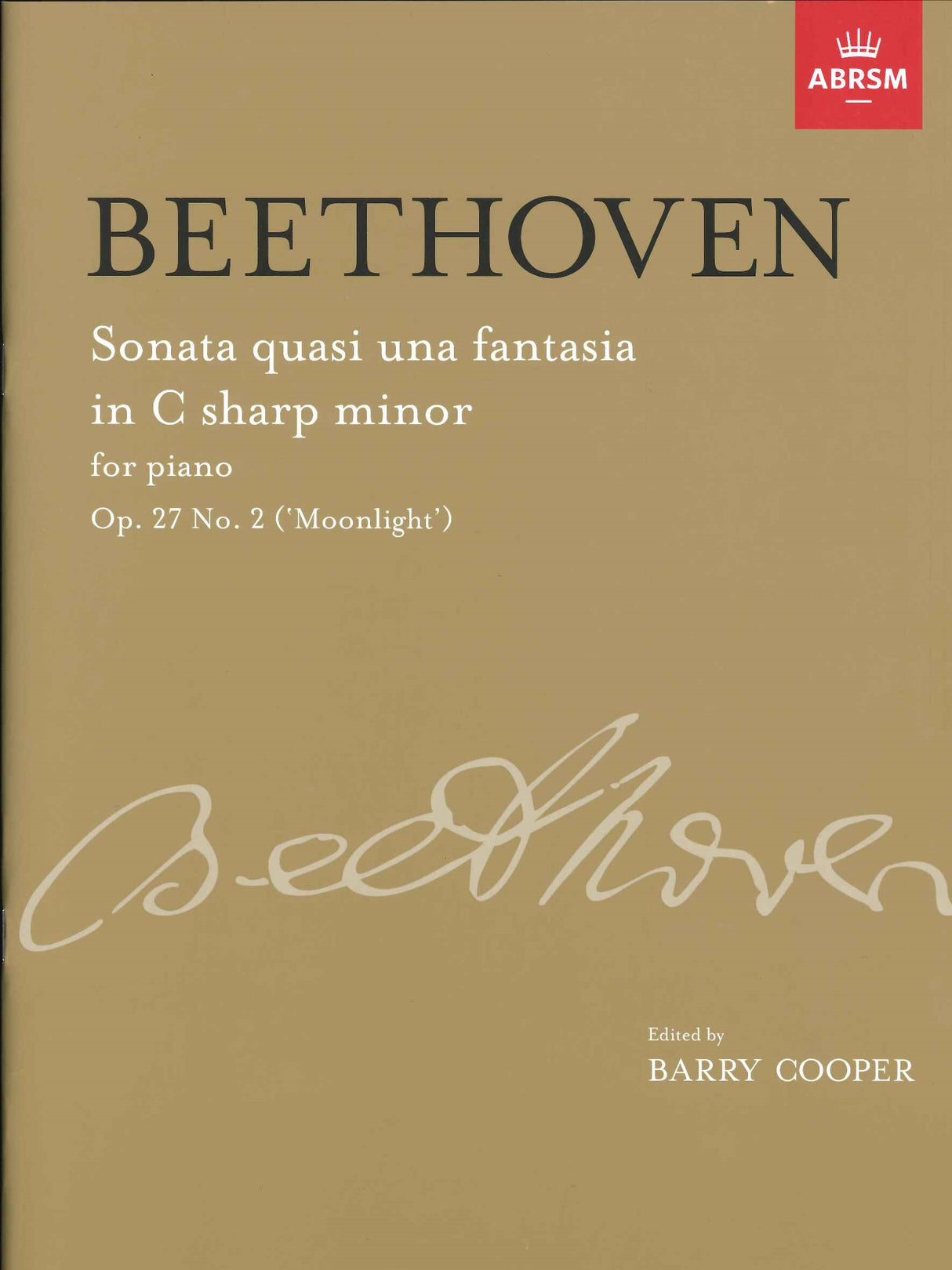 Beethoven, Sonata No.14 op. 27/2 Moonlig (Associated Board (ABRSM))