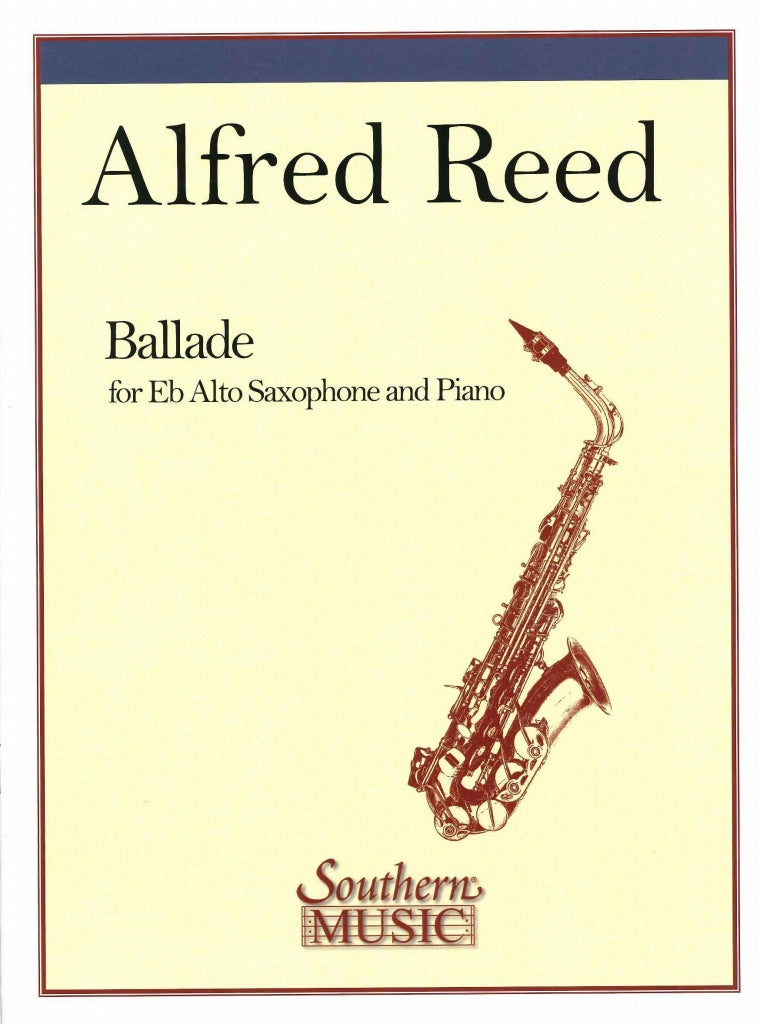 Reed, Ballade (Alto Sax,Pf) (Southern)