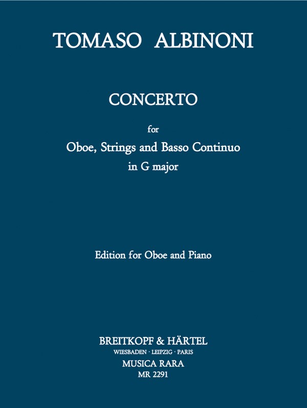 Albinoni, Concerto [No. 4] in G [WoO] (Musica Rara)
