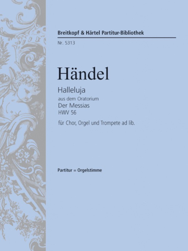 Handel, Messiah, Hallelujah (SATB,Org) (Breitkopf)