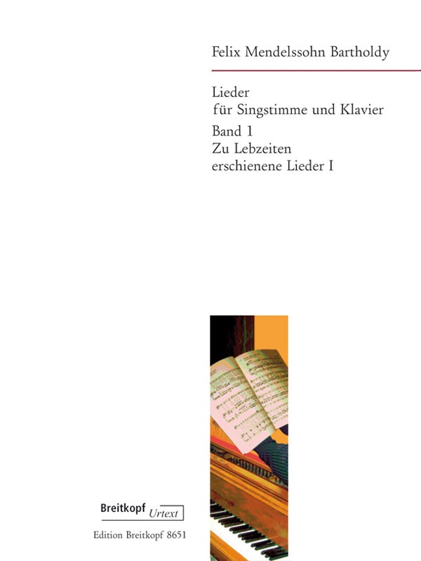 Mendelssohn, Lieder 1: op. 8, 9, 19a (Breitkopf)