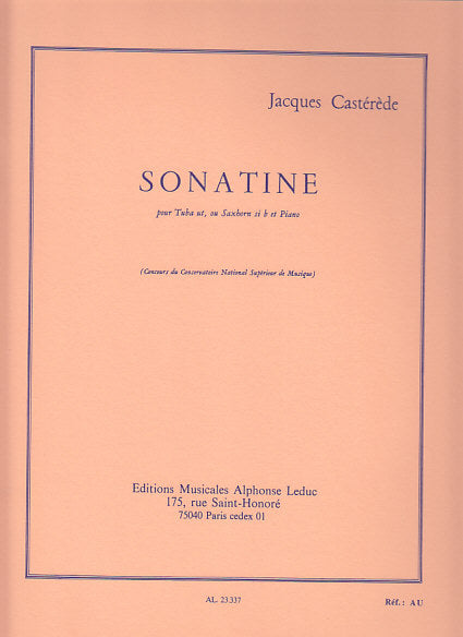 Casterede, Sonatine (Tba/Euph,Pf) (Leduc)