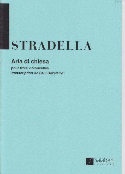Stradella, Aria di chiesa (3Vc) (Salabert)