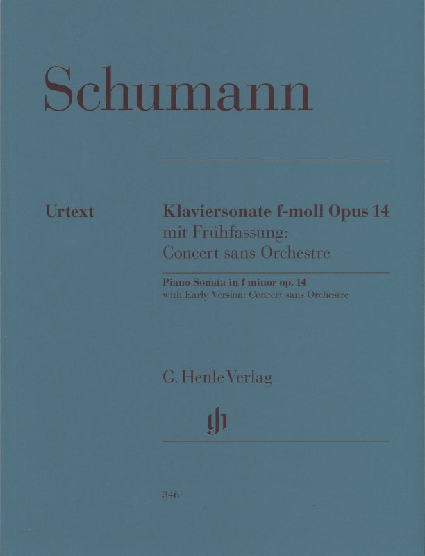 Schumann, op. 14 Sonata in f (2 vols.) (Henle)